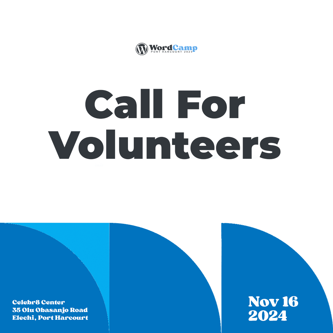 Call for Volunteers